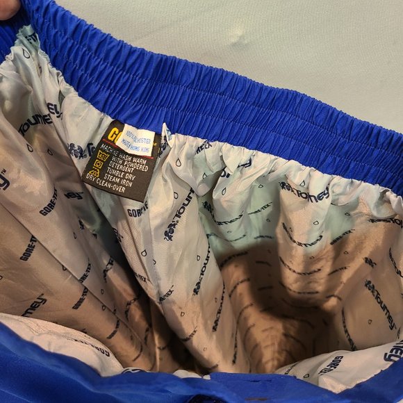 Vintage Tourney GoreTex Pants Waterproof Rain Blue Extra Small - Picture 7 of 13